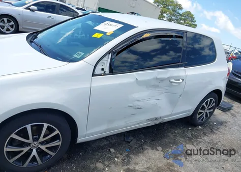 2013 Volkswagen Golf 2.5L 2-Door from USA, damaged, VIN WVWBB7AJ9DW050756